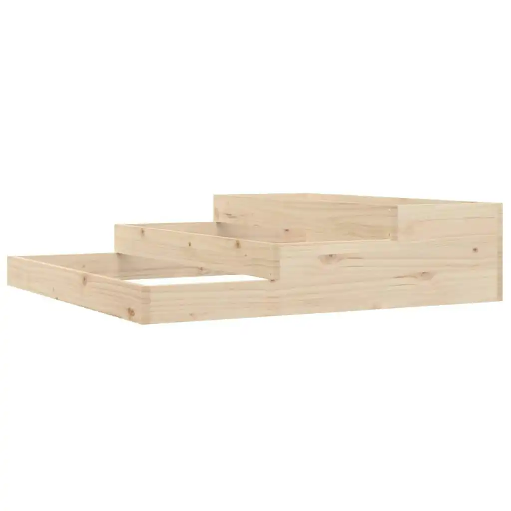 Planter 107x107x27 cm Solid Wood Pine 823913