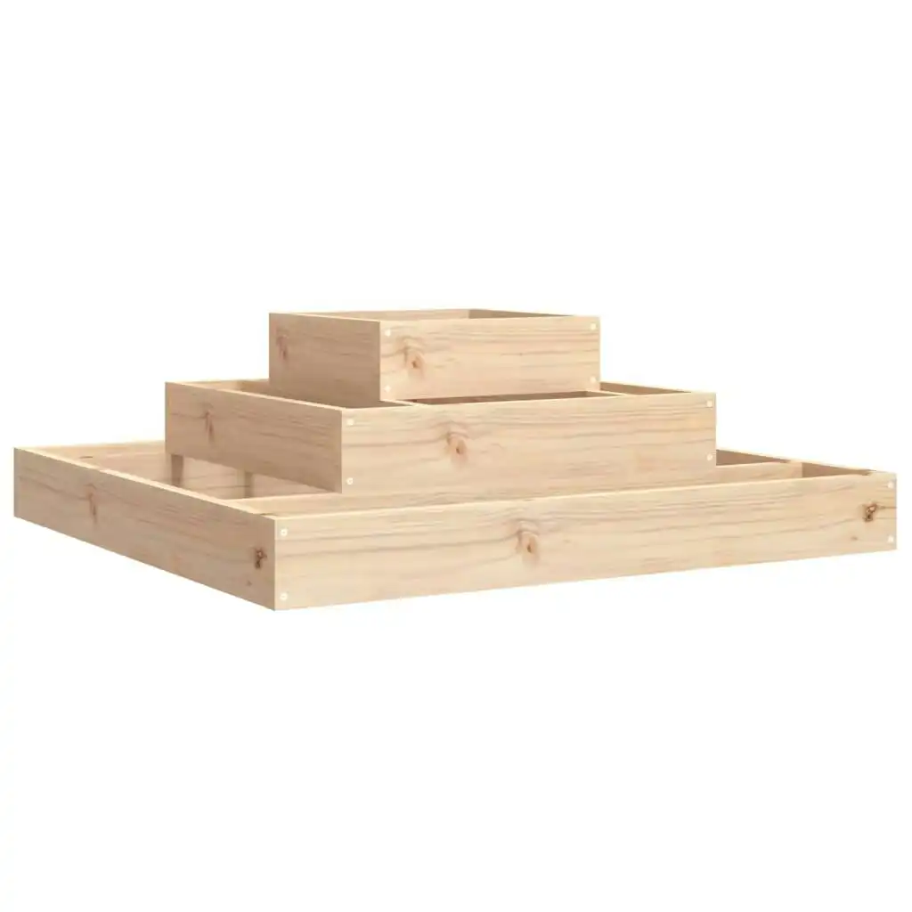 Planter 80x80x27 cm Solid Wood Pine 823864