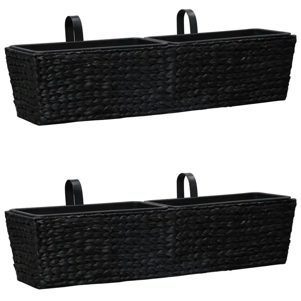 Planters 2 pcs Water Hyacinth Black 45582