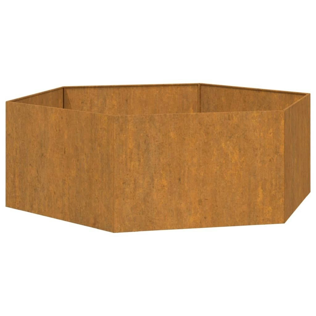 Planter Rusty 138x120x45 cm Corten Steel 823677