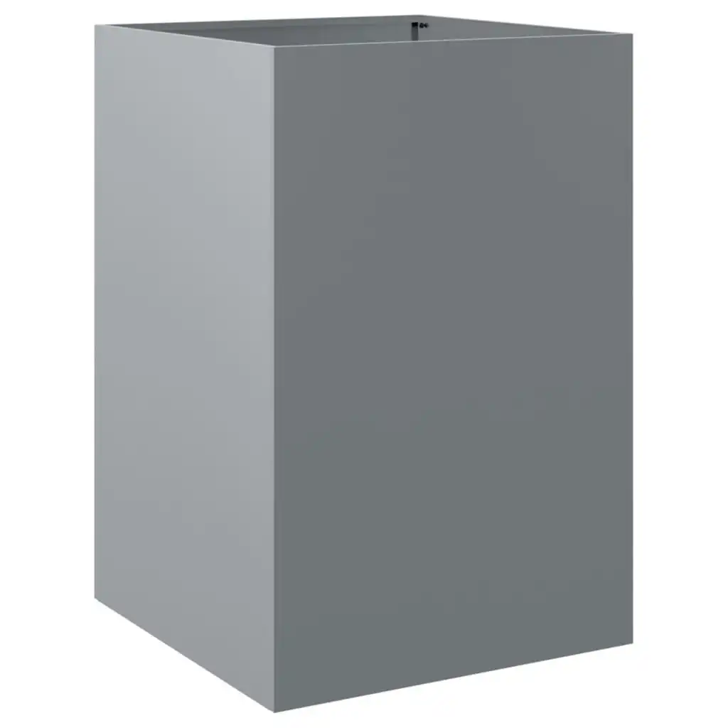 Planter Silver 52x48x75 cm Galvanised Steel 841588