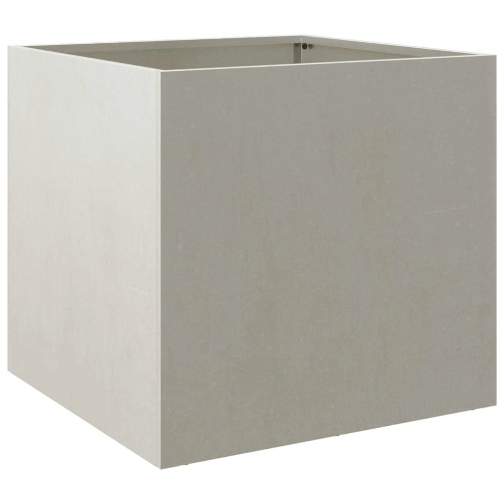 Planter Silver 49x47x46 cm Stainless Steel 841567