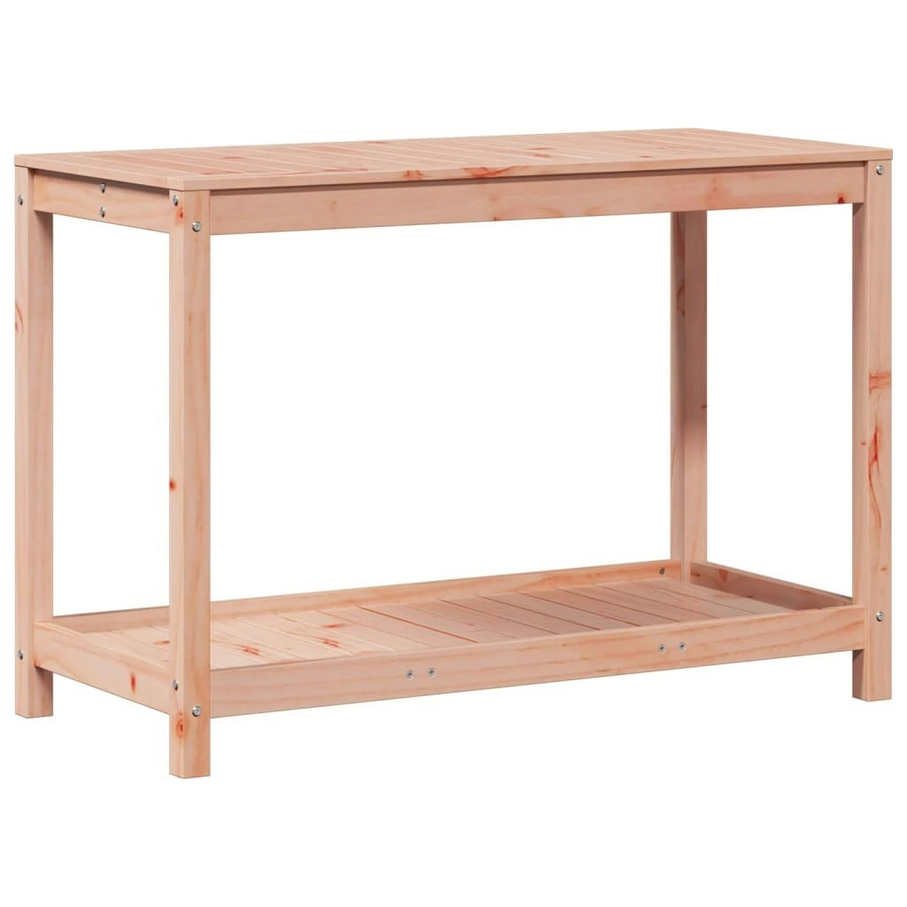 Potting Table with Shelf 108x50x75 cm Solid Wood Douglas 832405