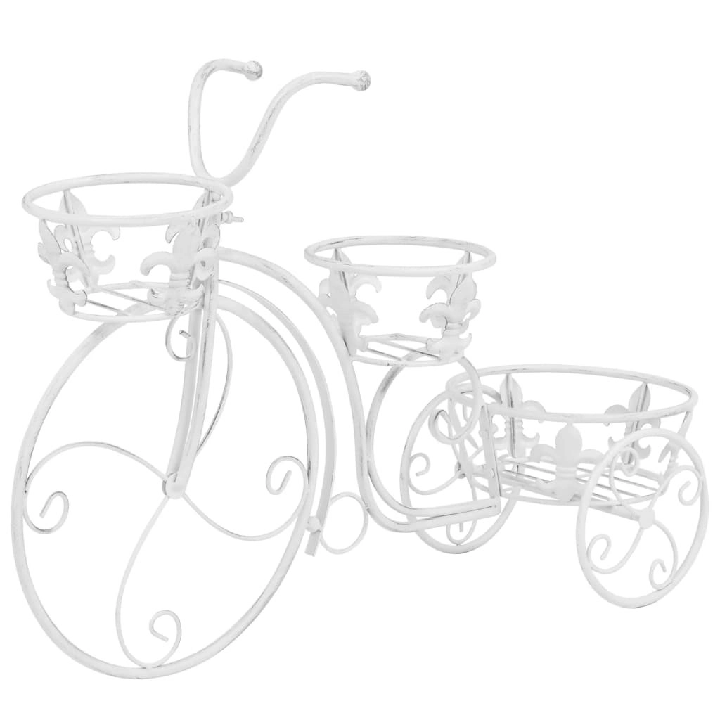 Plant Stand Bicycle Shape Vintage Style Metal 245931