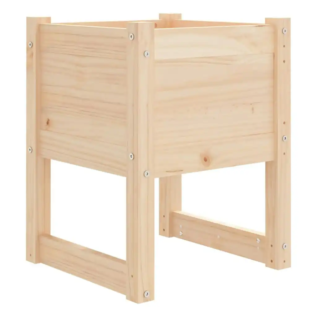 Planter 40x40x52.5 cm Solid Wood Pine 822107