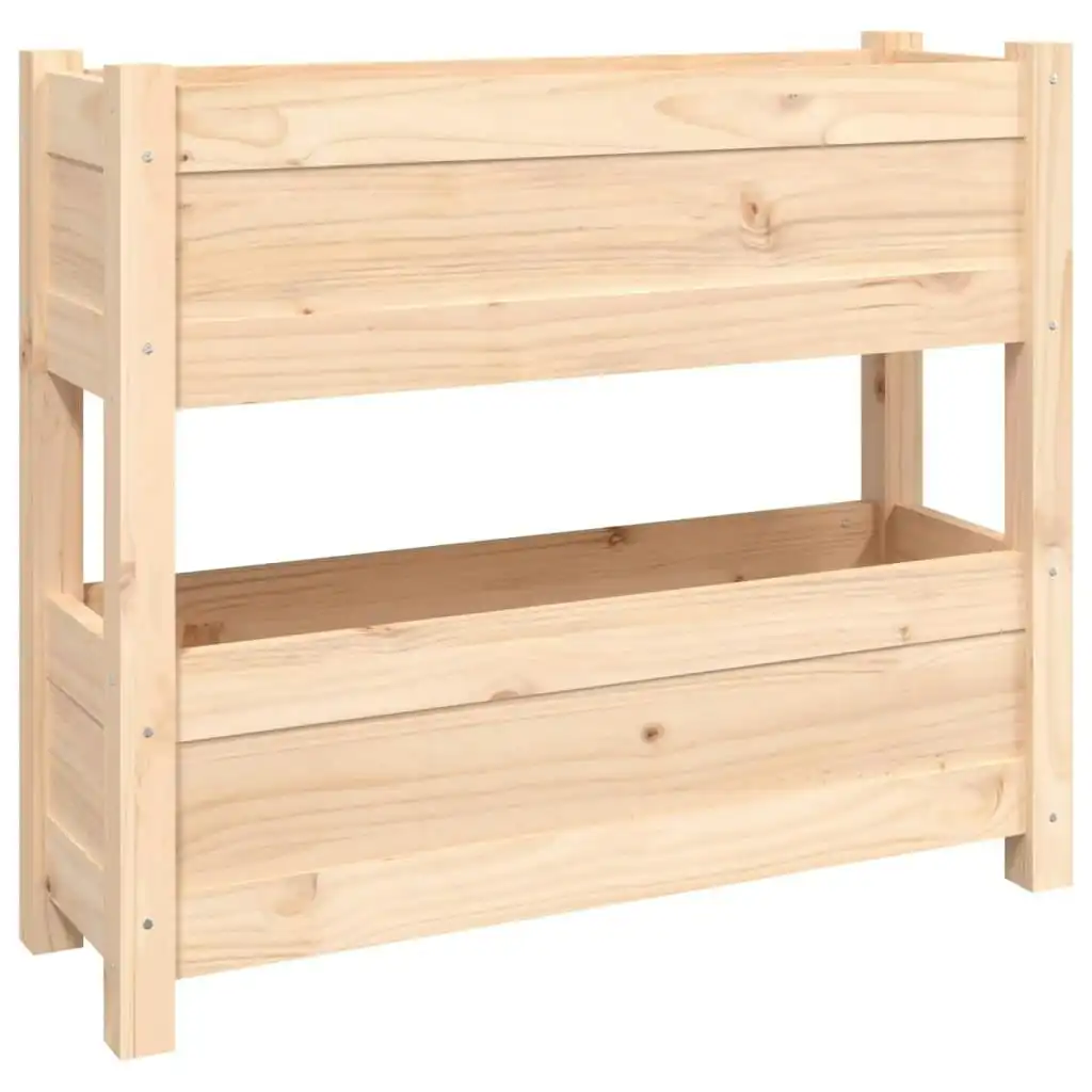 Planter 77x25x66 cm Solid Wood Pine 823941