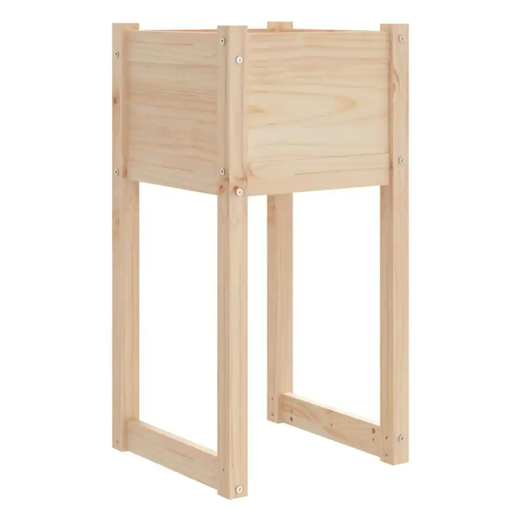 Planter 40x40x81 cm Solid Wood Pine 822122