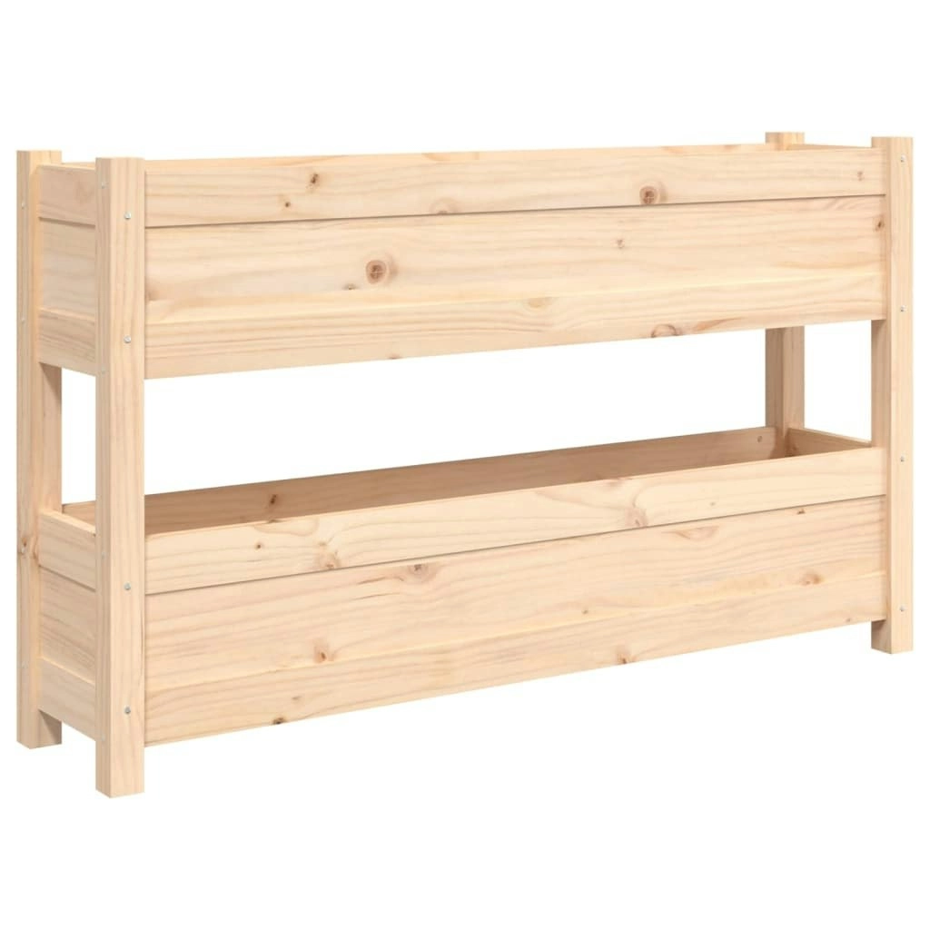 Planter 112x25x66 cm Solid Wood Pine 823927