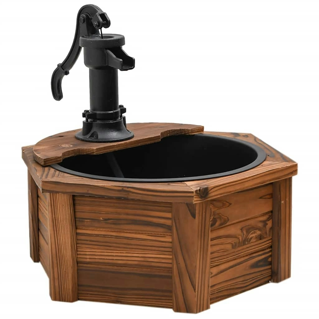 Water Fountain with Pump 57x57x53 cm Solid Wood Fir 364854