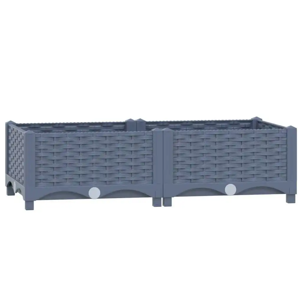 Raised Bed 80x40x23 cm Polypropylene 310398