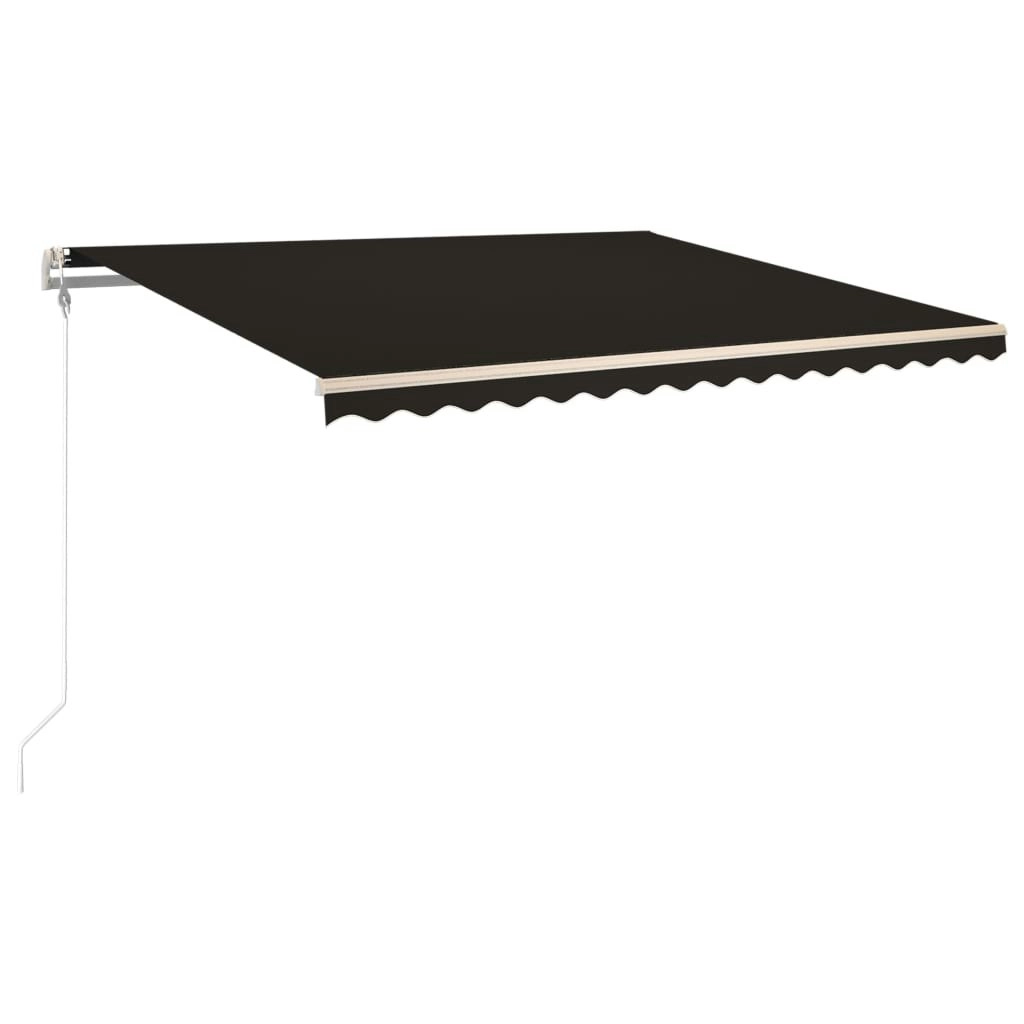 Automatic Retractable Awning 400x300 cm Anthracite 3095756