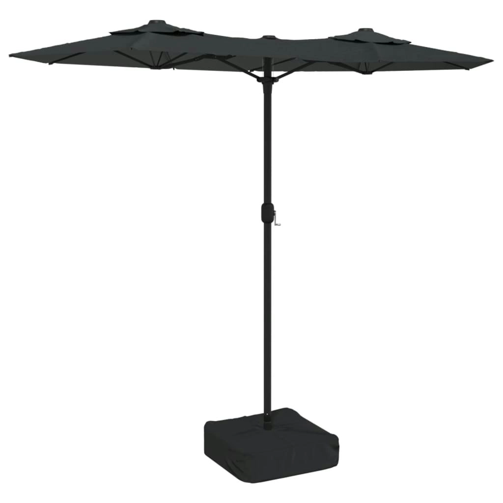 Double-Head Parasol Anthracite 316x240 cm 362963