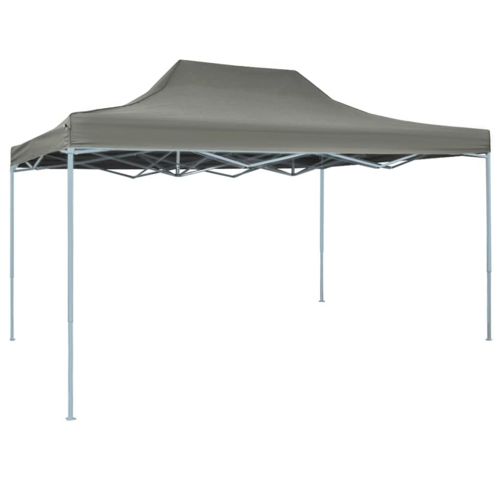 Foldable Tent Pop-Up 3x4.5 m Anthracite 44969