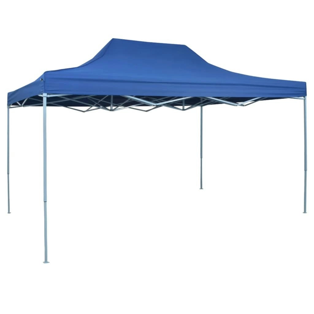 Foldable Tent Pop-Up 3x4.5 m Blue 42510