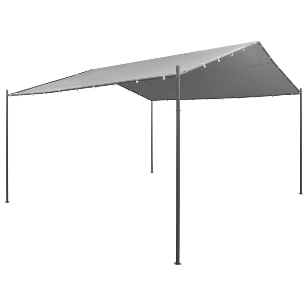 Garden Gazebo Steel 400x400x260 cm Anthracite 44768