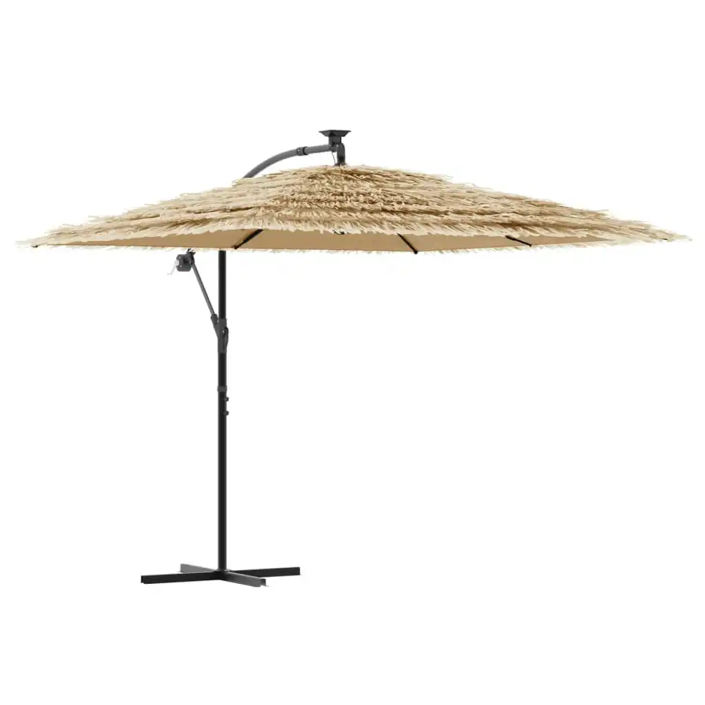 Garden Parasol with Steel Pole Brown 269x269x235 cm 4005078