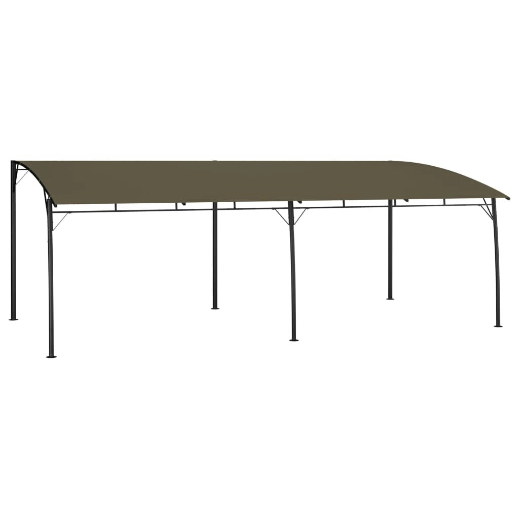 Garden Sunshade Awning 6x3x2.55 m Taupe 312256