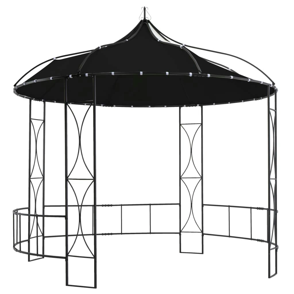 Gazebo 300x290 cm Anthracite Round 310031