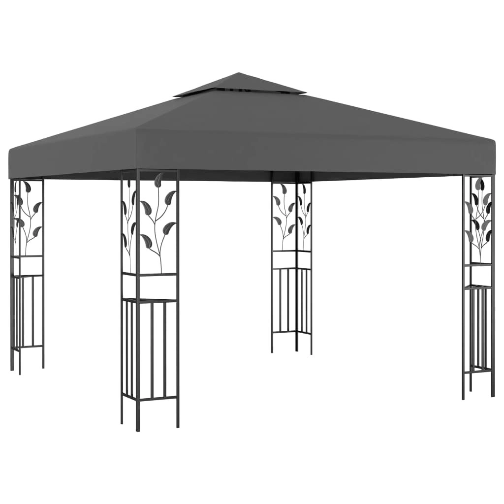 Gazebo 3x3 m Anthracite 47946