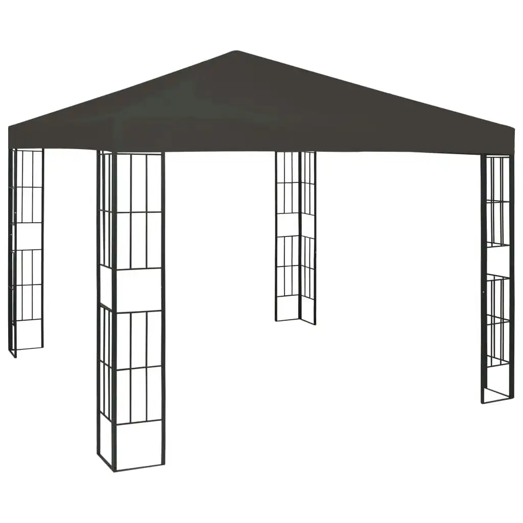 Gazebo 3x3 m Anthracite 47984