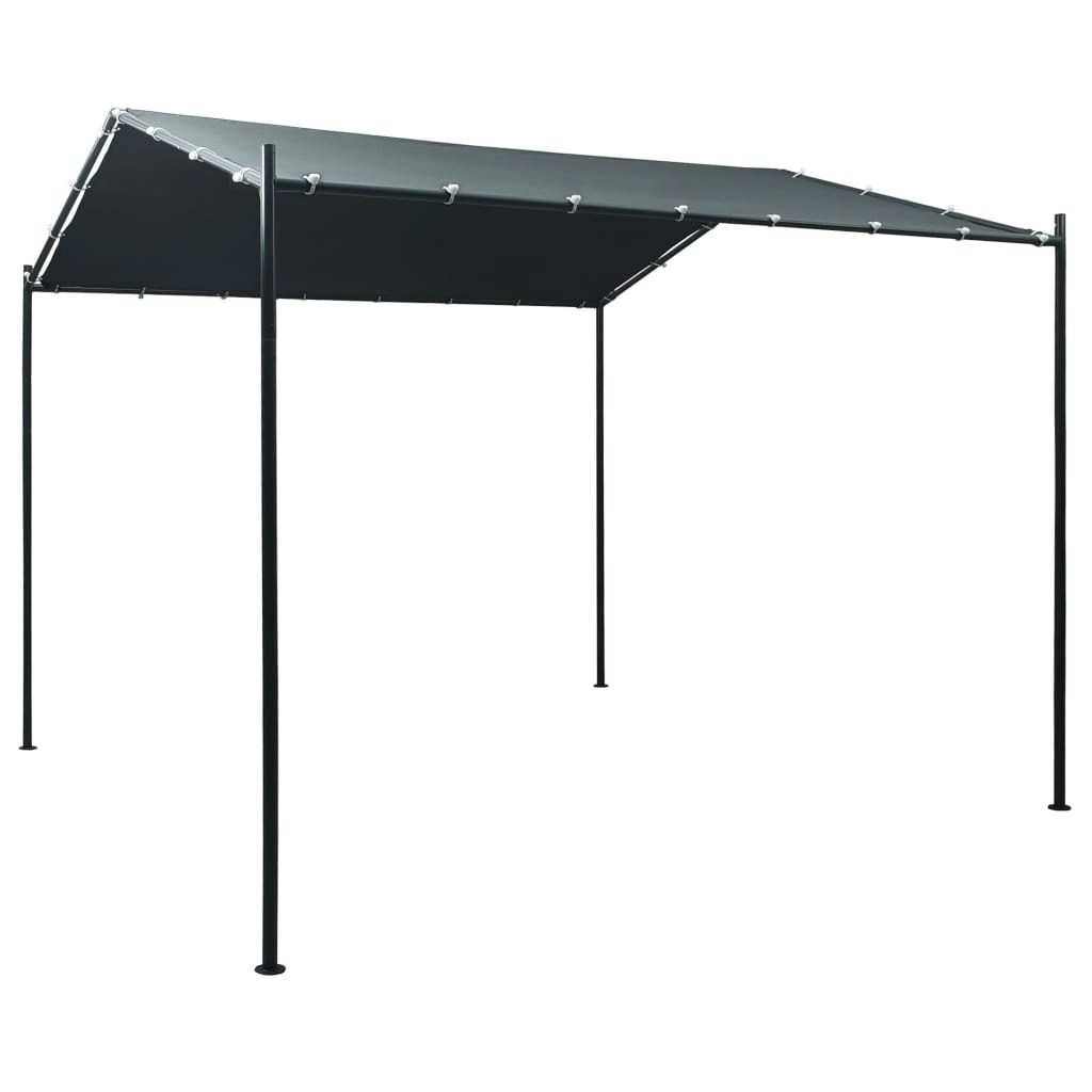 Gazebo Pavilion Tent Canopy 3x3 m Steel Anthracite 47963