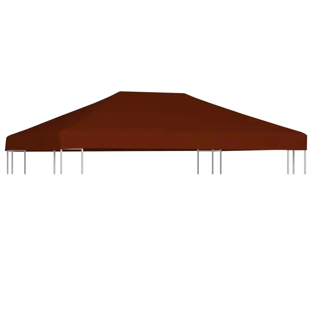 Gazebo Top Cover 310 g/mÂ² 3x4 m Terracota 46626