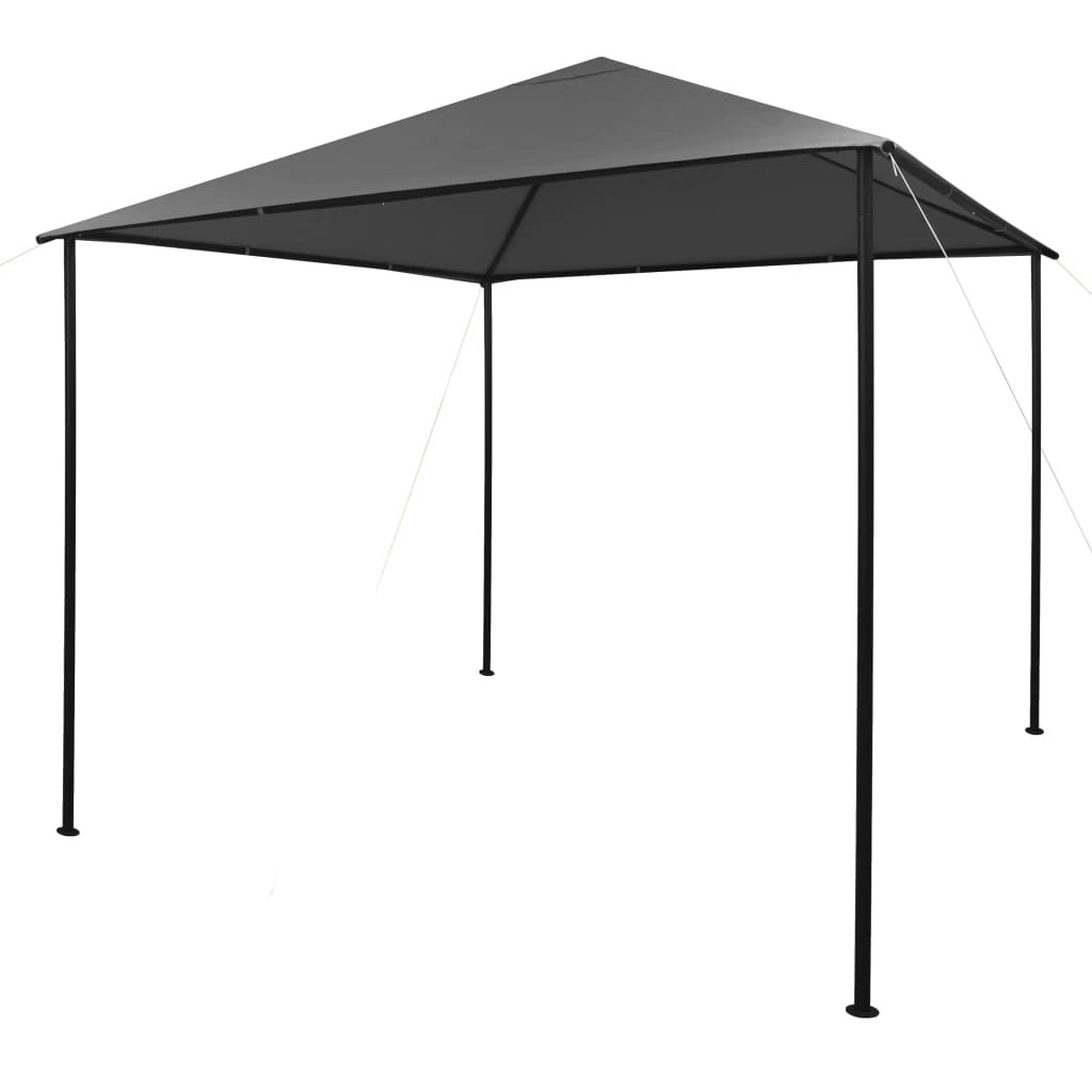 Gazebo 3x3 m Anthracite Fabric and Steel 180 g/mÂ² 312240