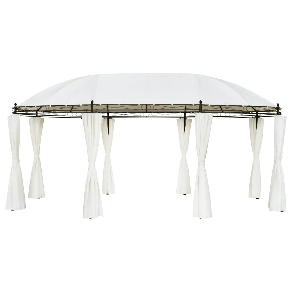 Gazebo Cream White 530x350x265 cm 42138