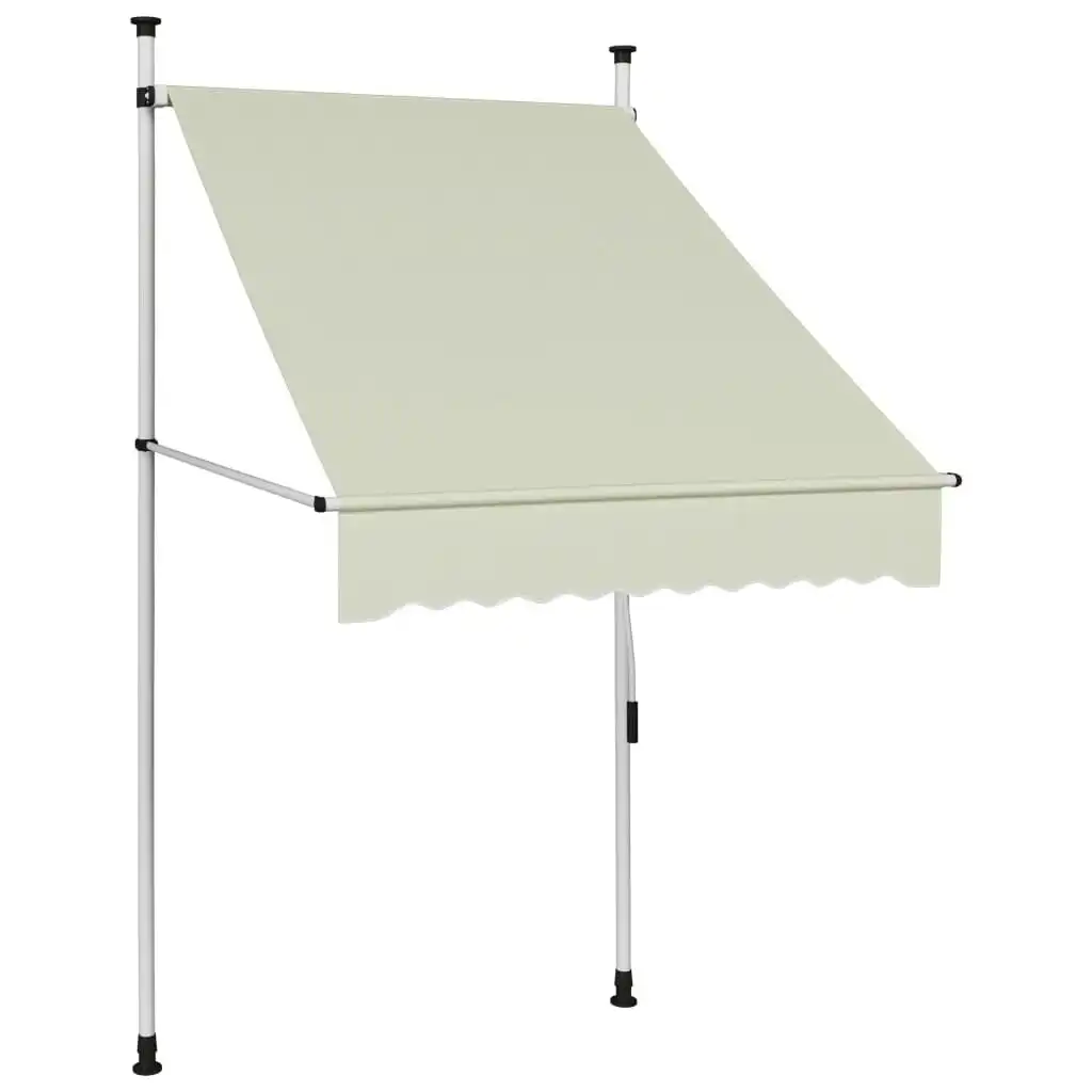 Manual Retractable Awning 100 cm Cream 145833