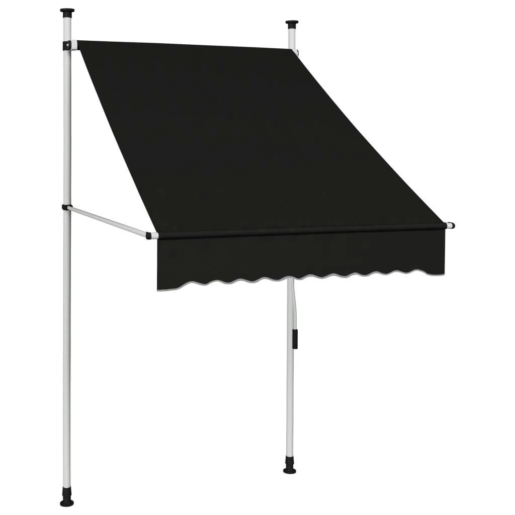 Manual Retractable Awning 100 cm Anthracite 145832