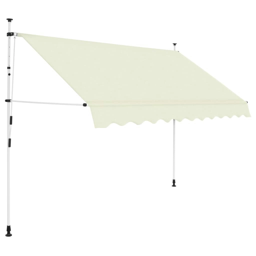 Manual Retractable Awning 300 cm Cream 143696