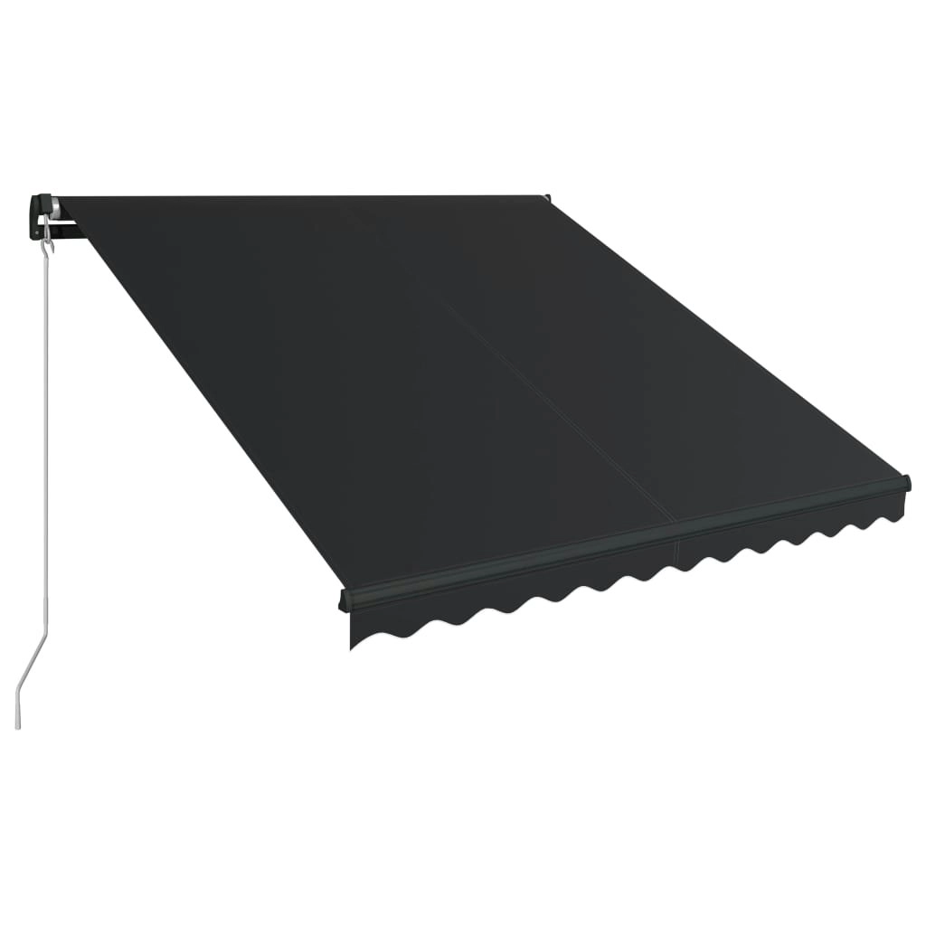 Manual Retractable Awning 350x250 cm Anthracite 3051238