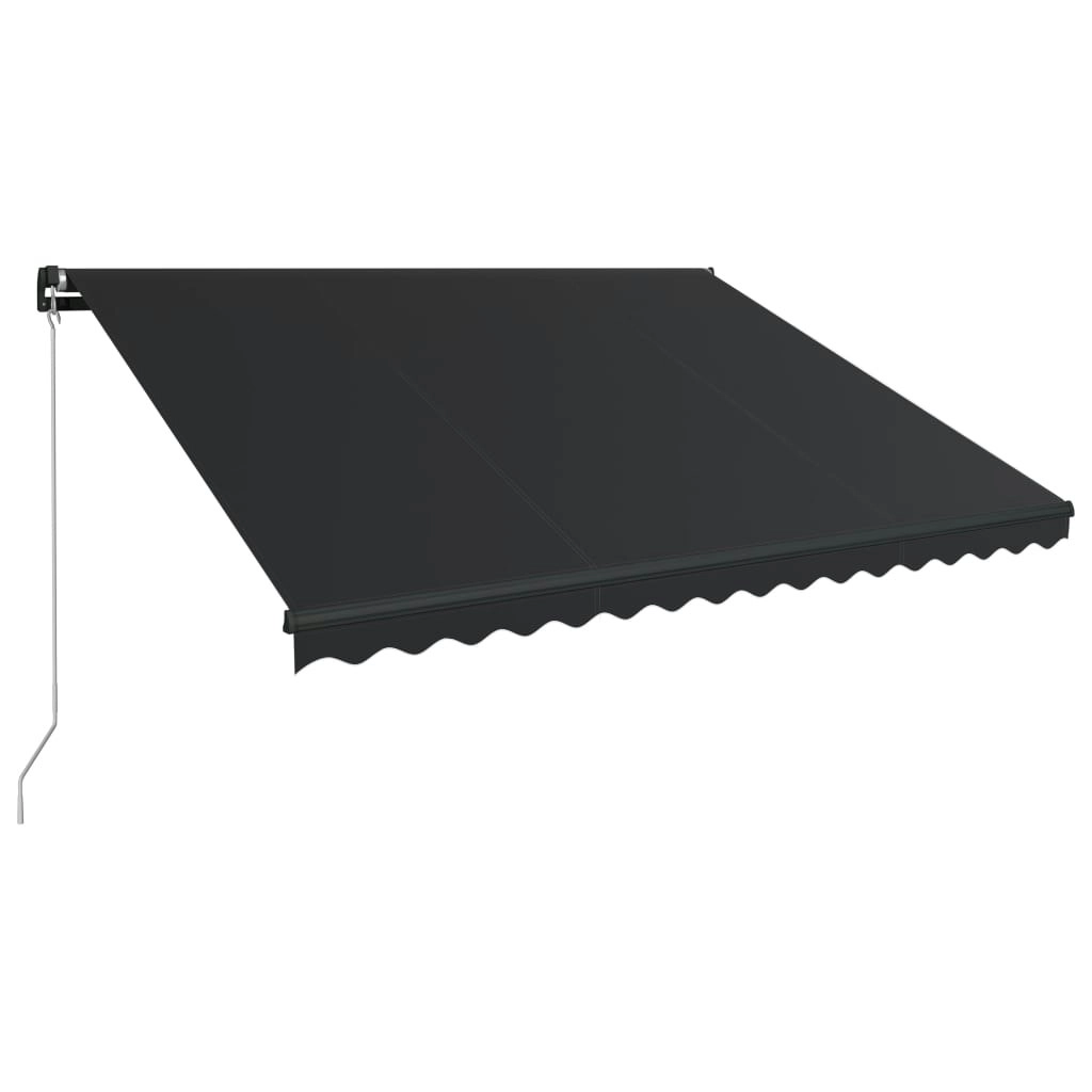 Manual Retractable Awning 400x300 cm Anthracite 3051239