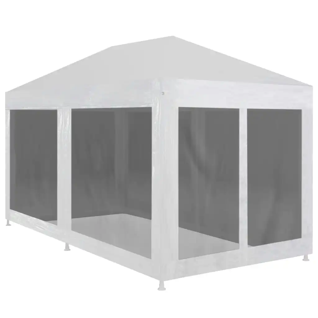 Party Tent with 6 Mesh Sidewalls 6x3 m 45110