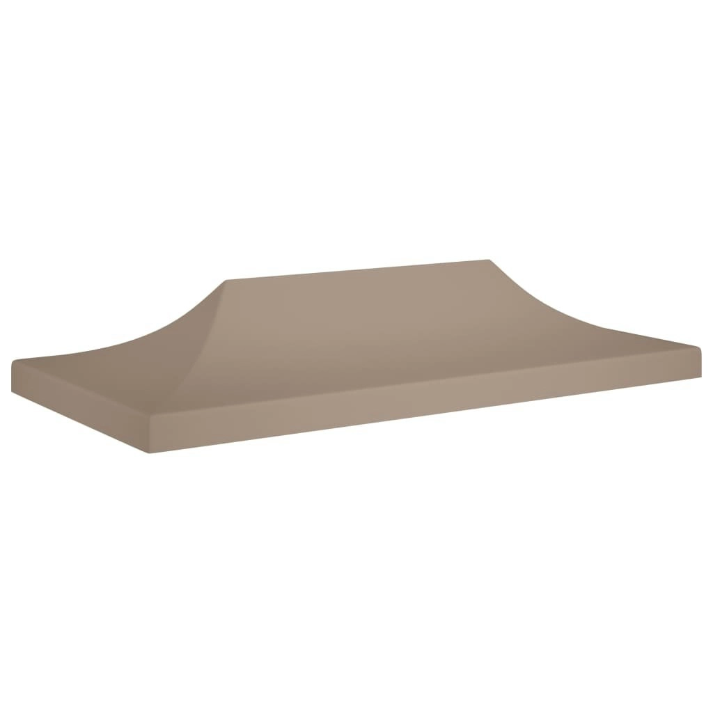 Party Tent Roof 6x3 m Taupe 270 g/mÂ² 315330