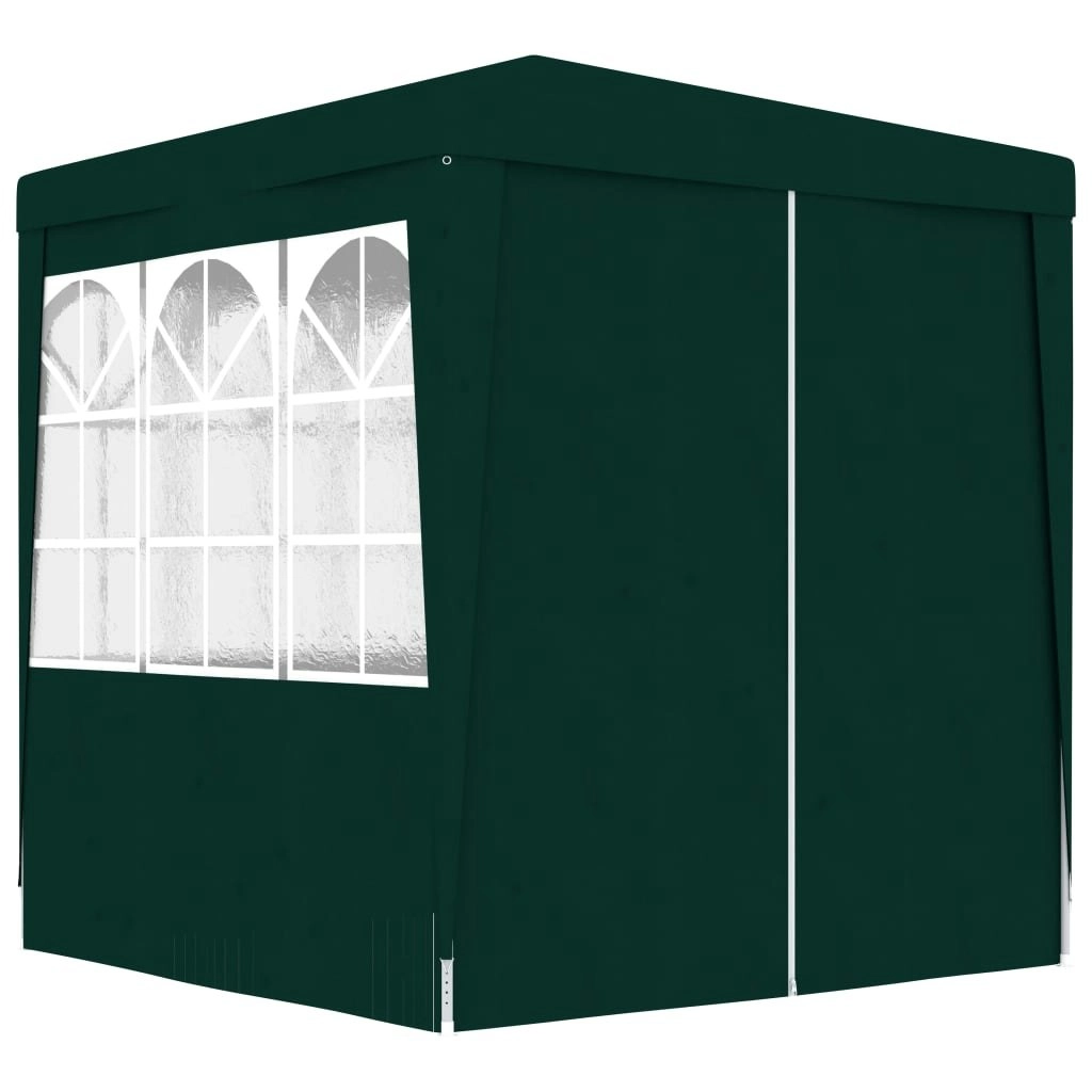 Professional Party Tent with Side Walls 2x2 m Green 90 g/m?? 48532