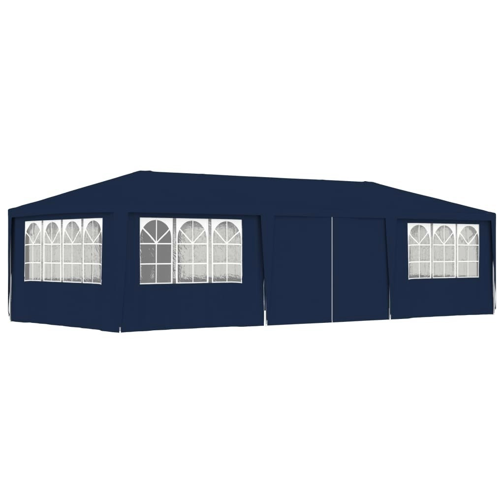 Professional Party Tent with Side Walls 4x9 m Blue 90 g/m?? 48530