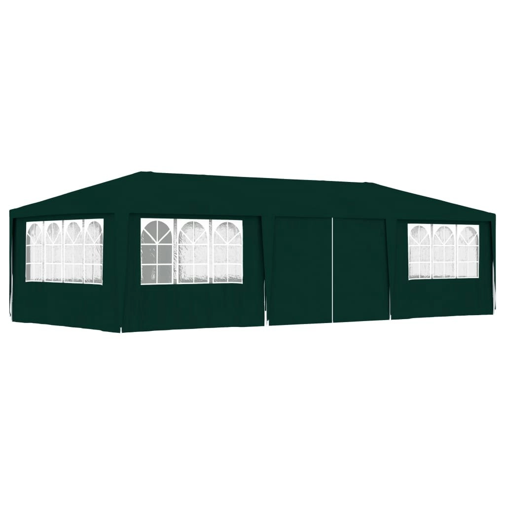 Professional Party Tent with Side Walls 4x9 m Green 90 g/m?? 48540