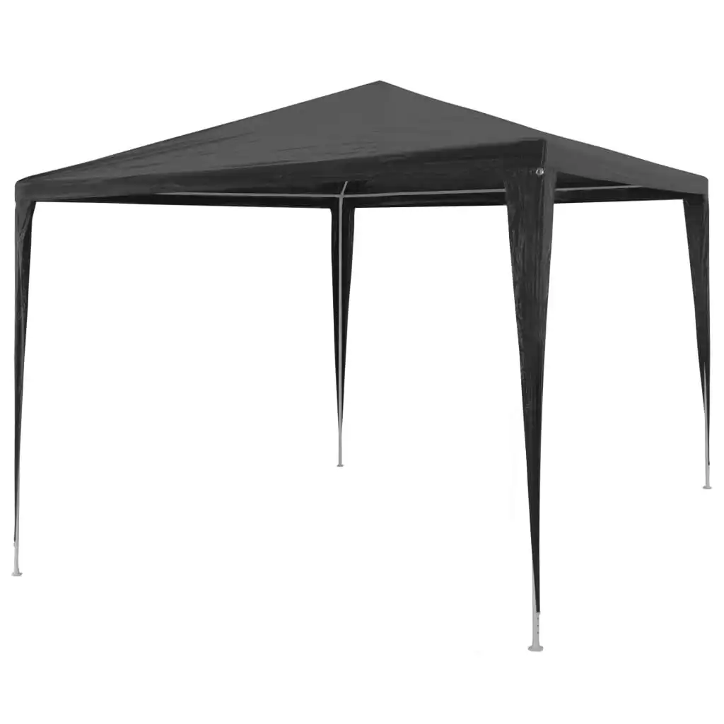 Party Tent 3x3 m PE Anthracite 45086