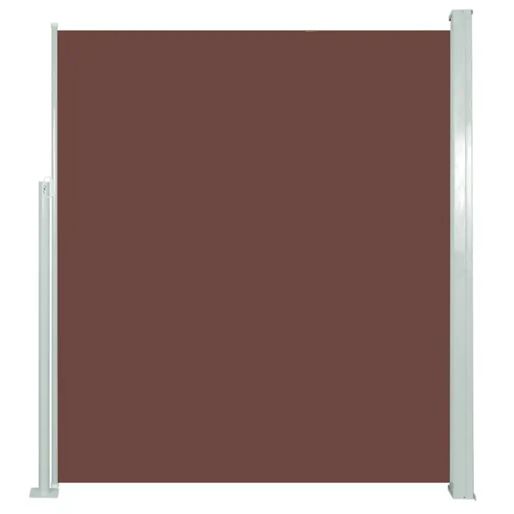 Retractable Side Awning 160 x 500 cm Brown 45465