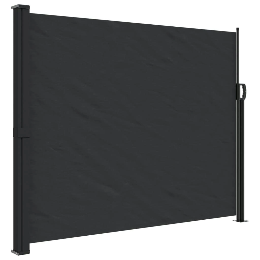 Retractable Side Awning Black 160x300 cm 4004309