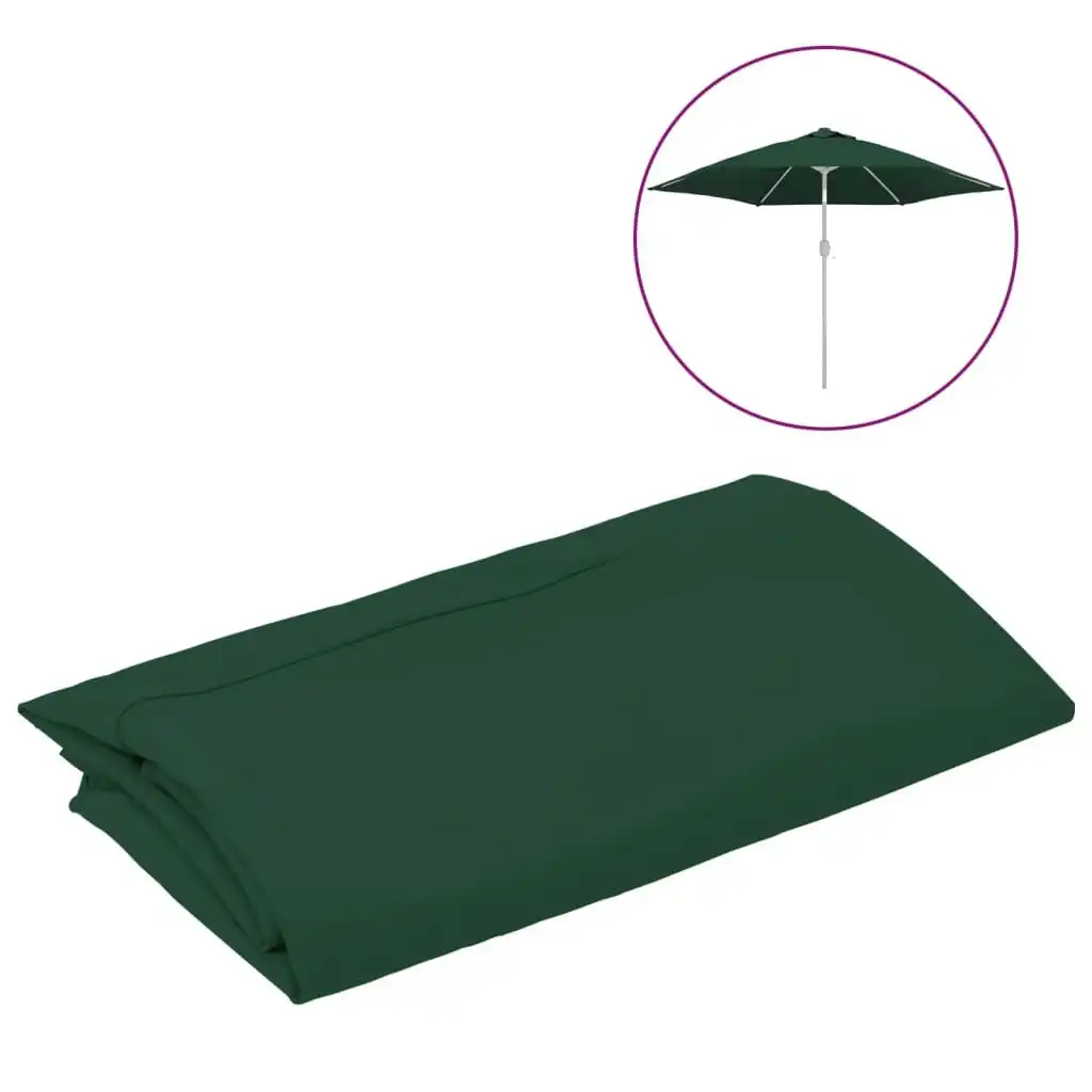 Replacement Fabric for Outdoor Parasol Green 300 cm 313794