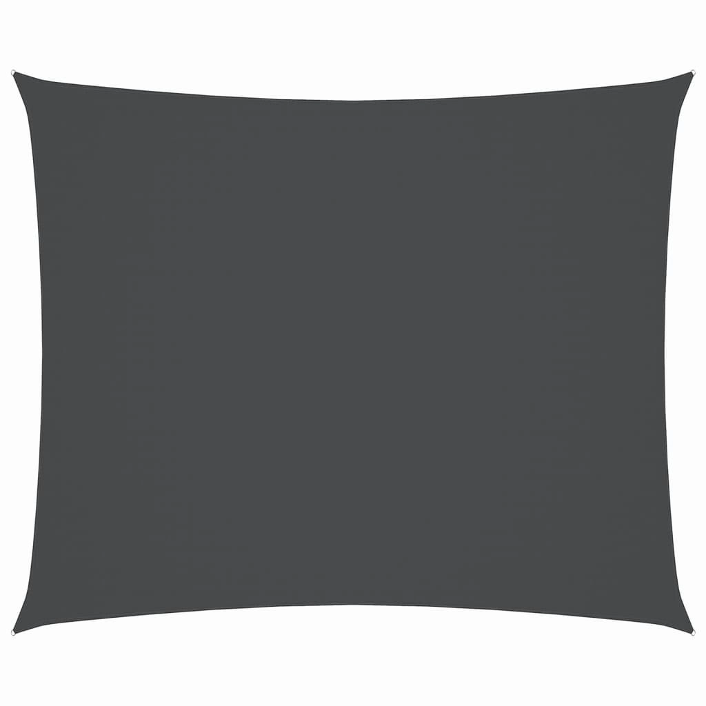 Sunshade Sail Oxford Fabric Rectangular 3x4 m Anthracite 135100