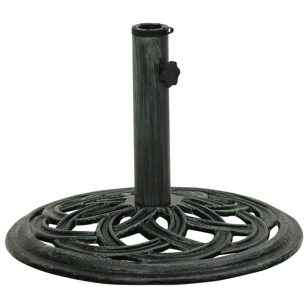 Umbrella Base Green 44x44x31 cm Cast Iron 317756