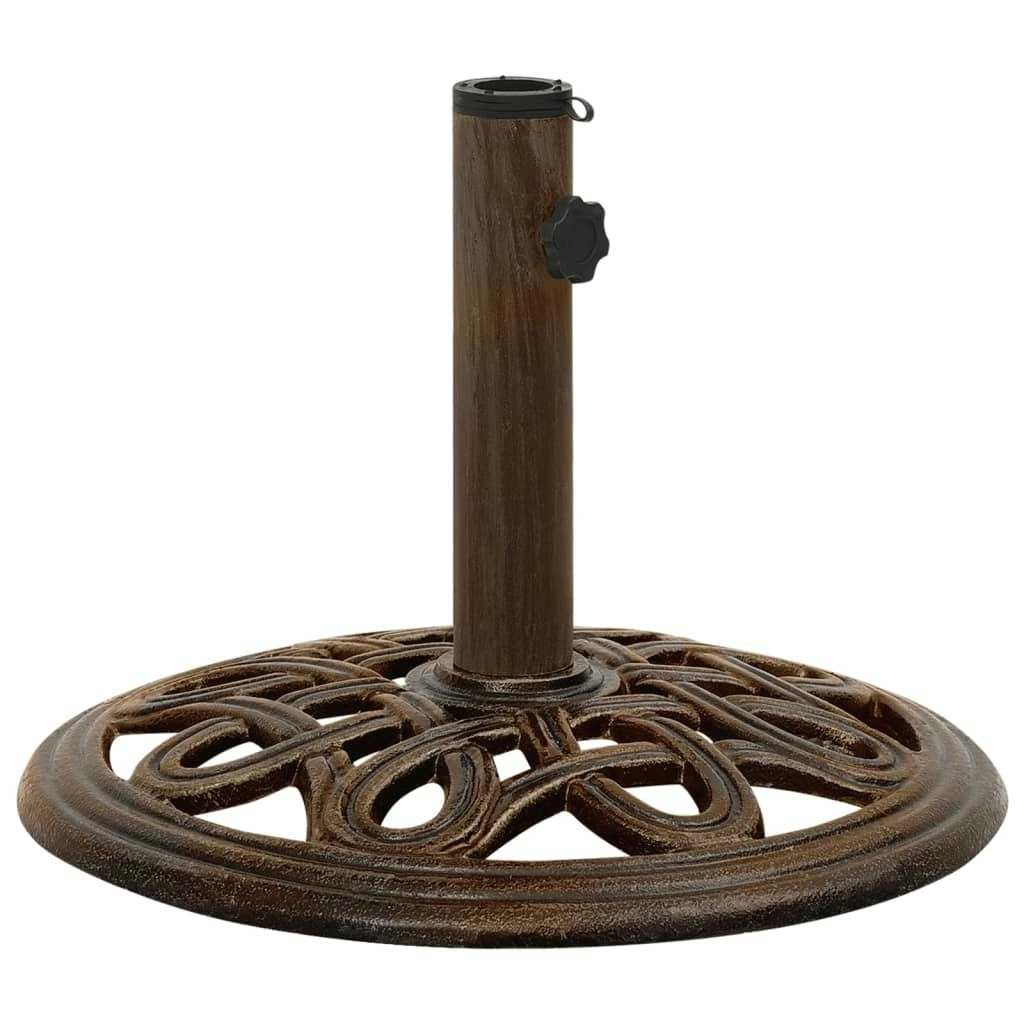 Umbrella Base Bronze 40x40x32 cm Cast Iron 317767