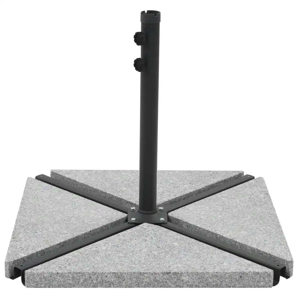 Umbrella Weight Plate Granite 15 kg Triangular Grey 45071