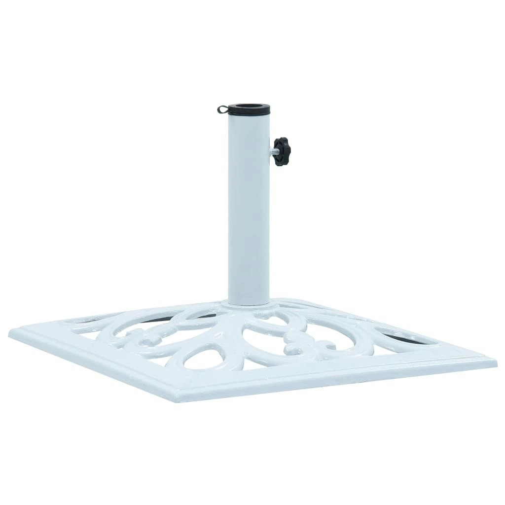 Umbrella Base White 12 kg 49 cm Cast Iron 47867