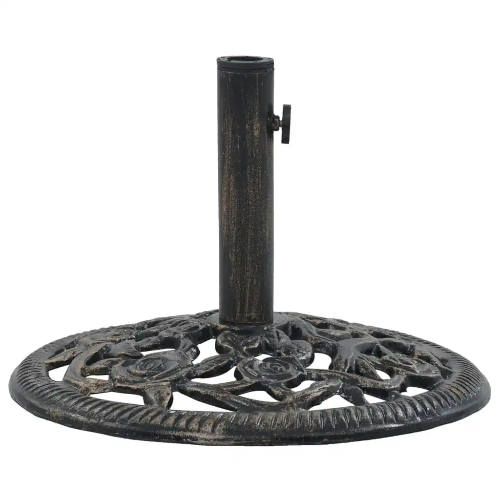 Umbrella Base Bronze 12 kg 48 cm Cast Iron 47861