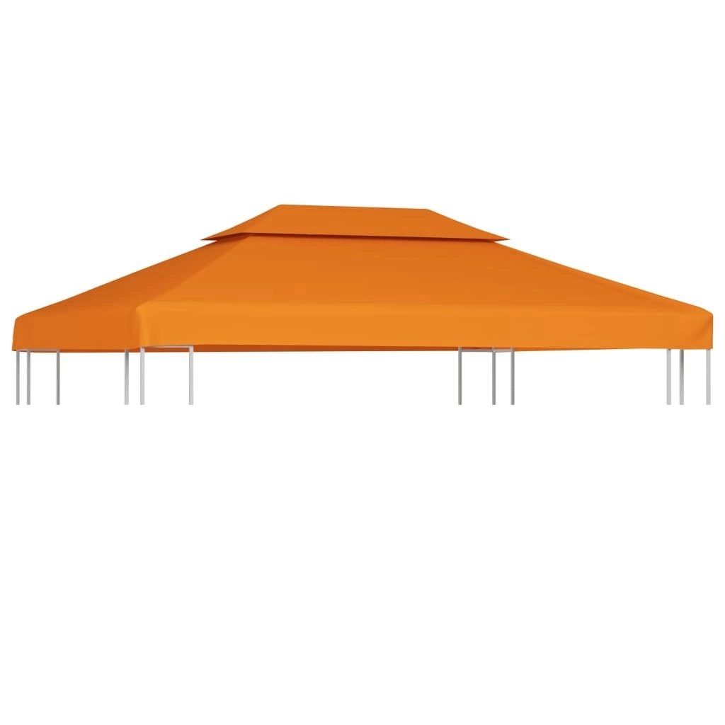 Water-proof Gazebo Cover Canopy 310 g/mÂ² Orange 3 x 4 m 40883