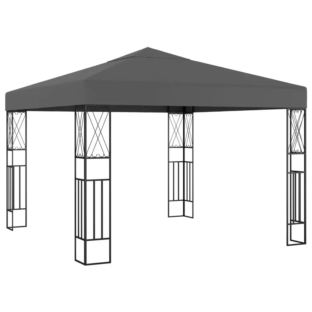 Gazebo 3x3 m Anthracite Fabric 48006